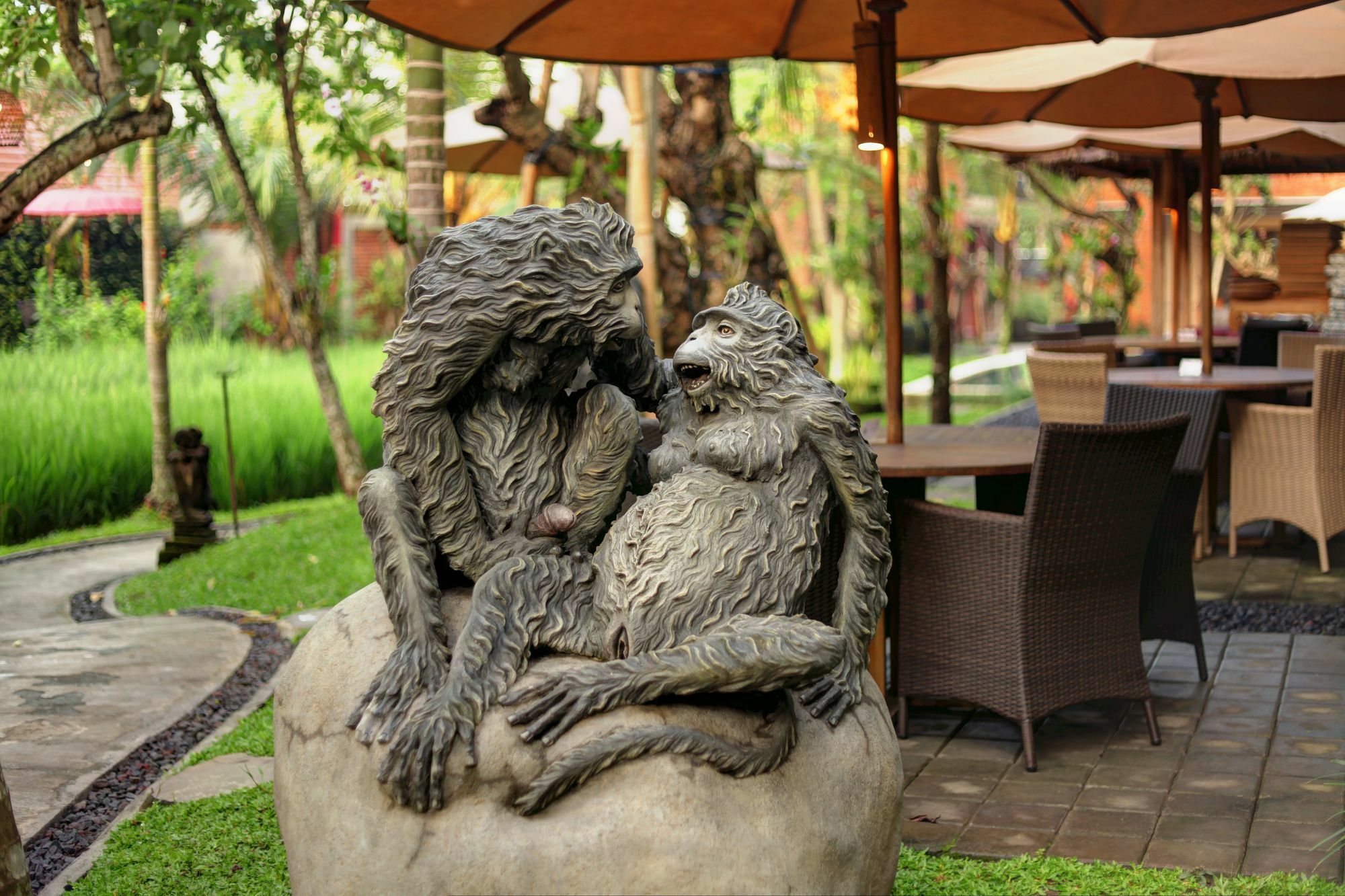 Gana Hotel & Restaurant Ubud  Bagian luar foto